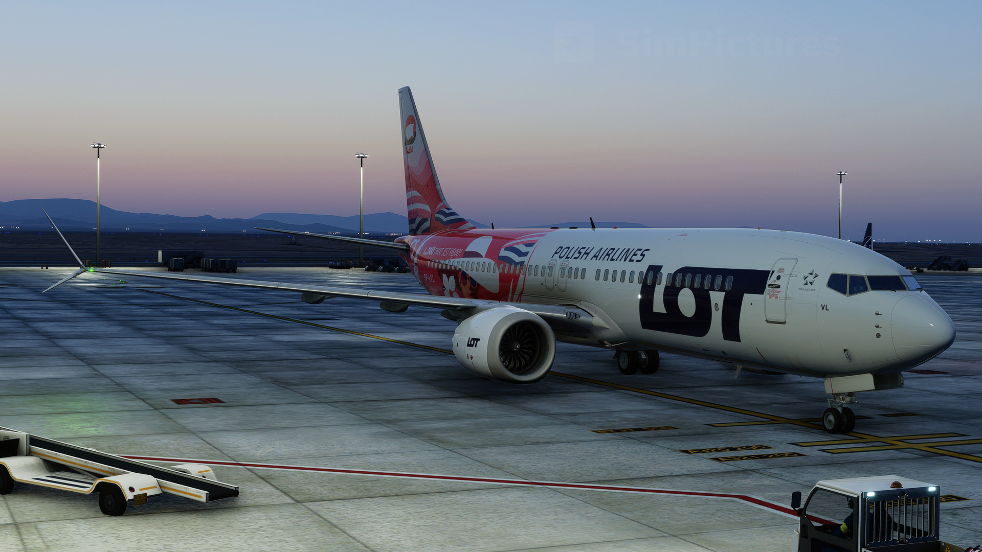 iFly Boeing 737 MAX8 On the Ramp at HEGN