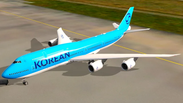 PMDG 747-8i On the Ramp at RKPK - Prepar3D v4 screenshot by FLCH_747