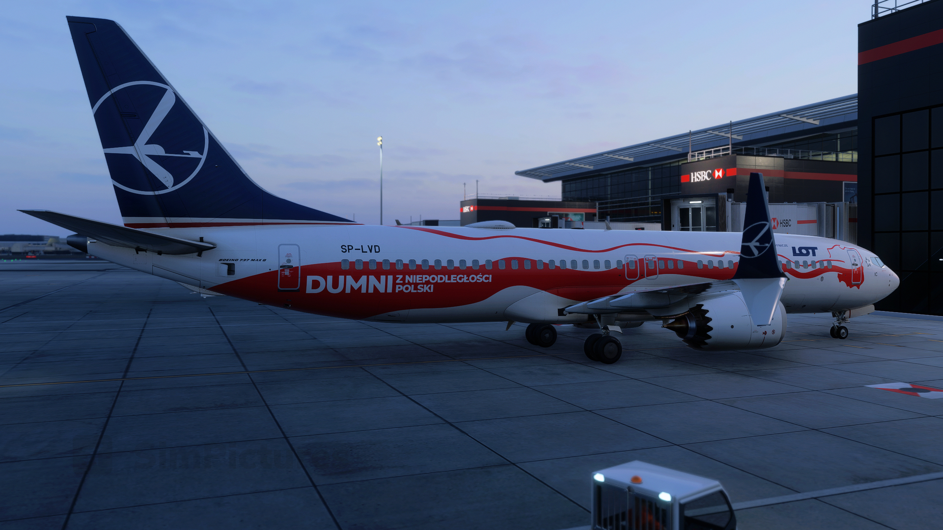 iFly Boeing 737 MAX8 On the Ramp at EGLL