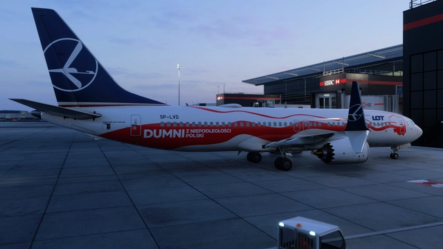 iFly Boeing 737 MAX8 On the Ramp at EGLL - Microsoft Flight Simulator 2024 screenshot by PanekMs