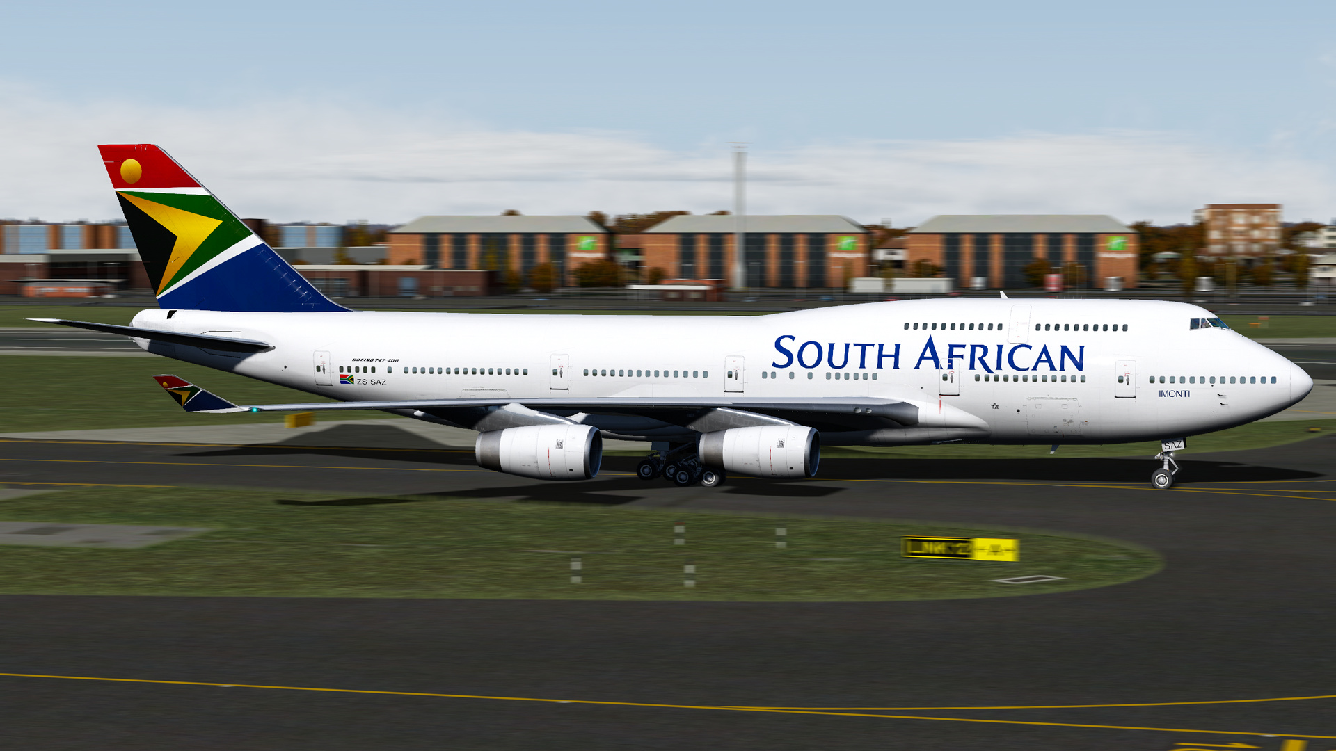 PMDG 747-400 Taxiing at EGLL