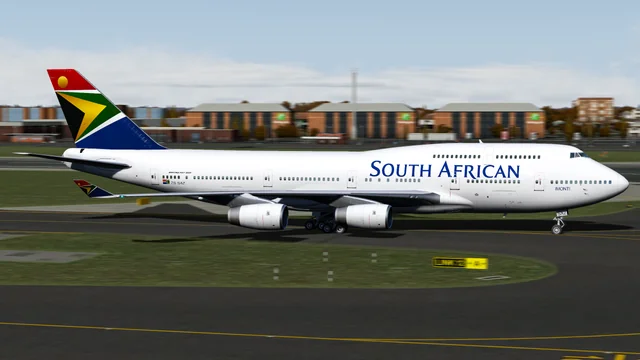 PMDG 747-400 Taxiing at EGLL - Prepar3D v5 screenshot by xira