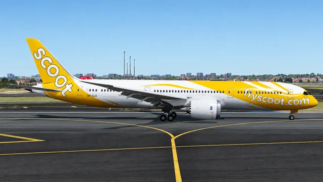 QualityWings 787-9 Taxiing at YSSY - Prepar3D v5 screenshot by Czastkaa