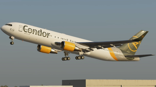 FlightFactor 767-300ER Taking Off from EDDF - X-Plane 12 screenshot by Gxrik