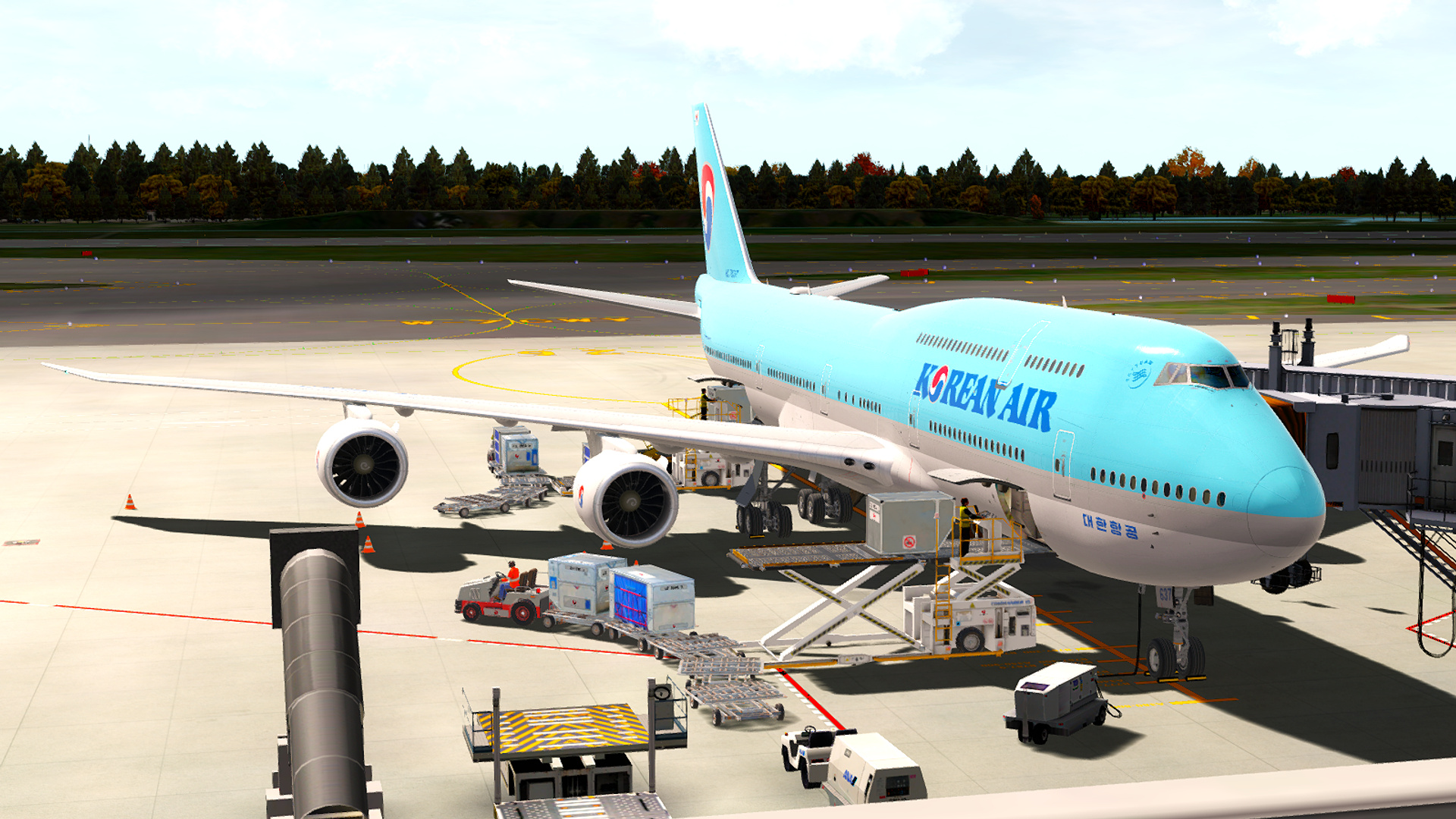 PMDG 747-8i On the Ramp at RJAA