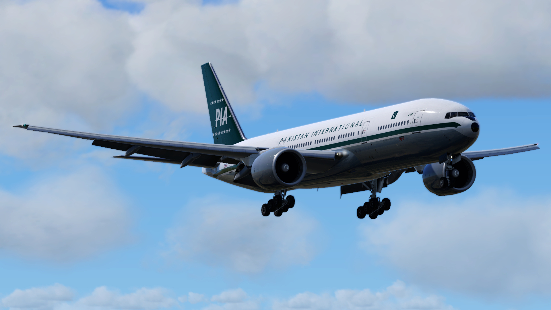 PMDG 777-200ER Landing at ZBAA