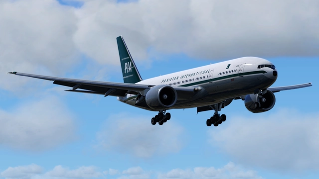 PMDG 777-200ER Landing at ZBAA - Prepar3D v5 screenshot by LHAviation