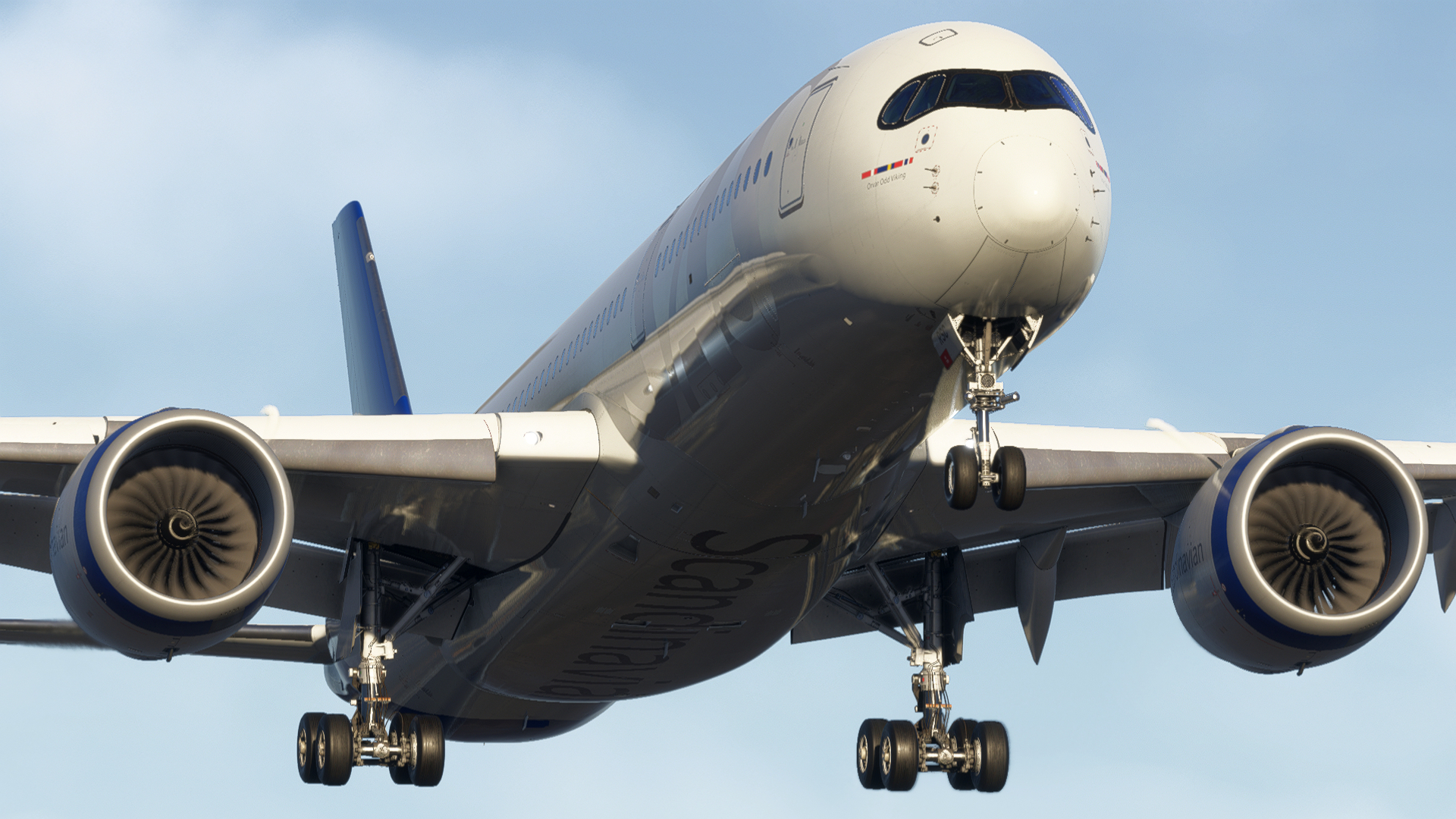 iniBuilds Airbus A350-900 Landing at KLAX