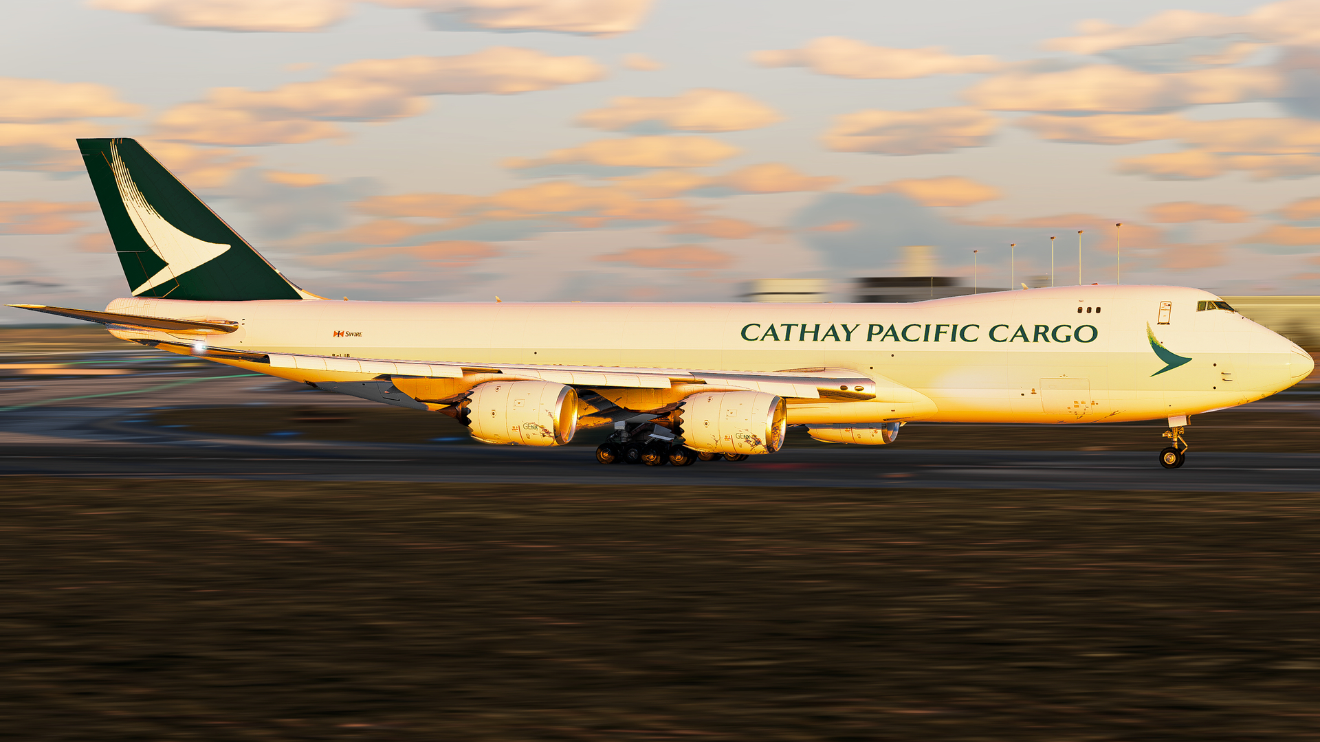 SSG Boeing 747-8 Taking Off from EDDF