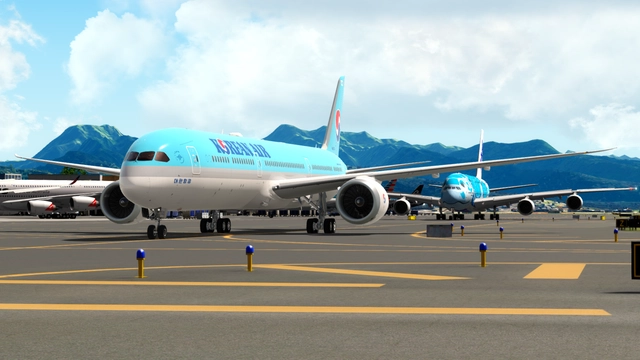 QualityWings 787-10 Taxiing at PHNL - Prepar3D v4 screenshot by FLCH_747