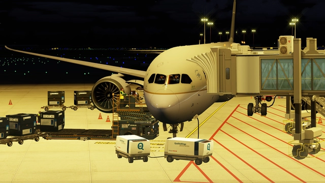 QualityWings 787-10 On the Ramp at ZBAD - Prepar3D v5 screenshot by LHAviation