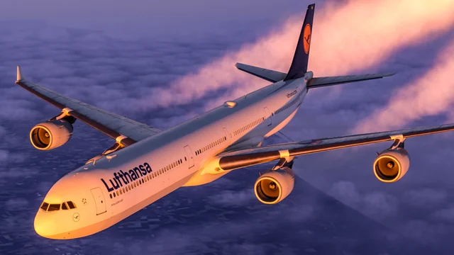 Aerosoft/ToLiss A340-600 Cruising over Belgium - Microsoft Flight Simulator 2024 screenshot by xira