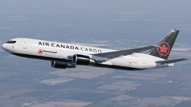 FlightFactor Boeing 767-300F Climbing from CYYZ - X-Plane 12 screenshot by Gxrik