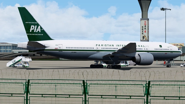 PMDG 777-200ER On the Ramp at ZBAA - Prepar3D v5 screenshot by LHAviation
