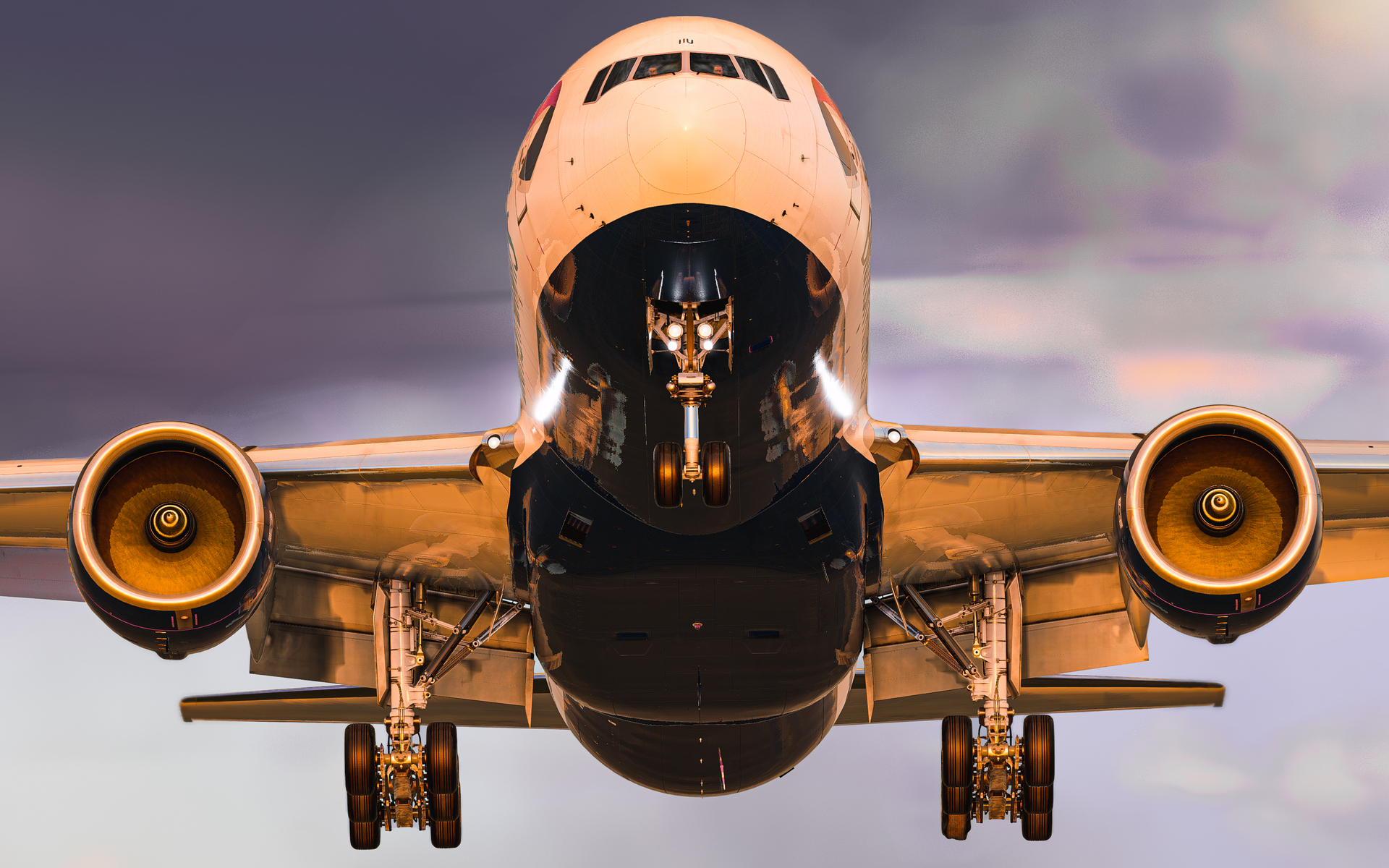 FlightFactor Boeing 777-200ER Landing at EGLL