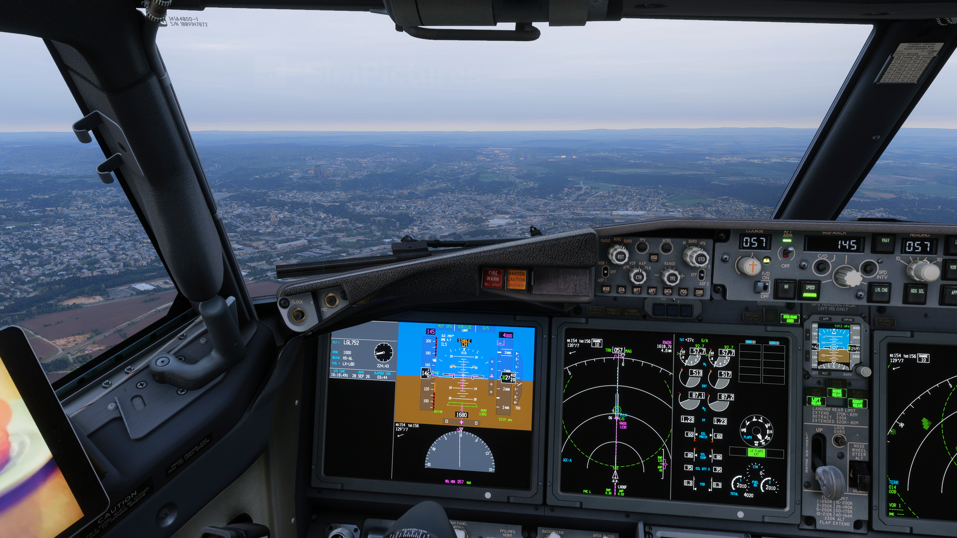 Cockpit of iFly Boeing 737 MAX8