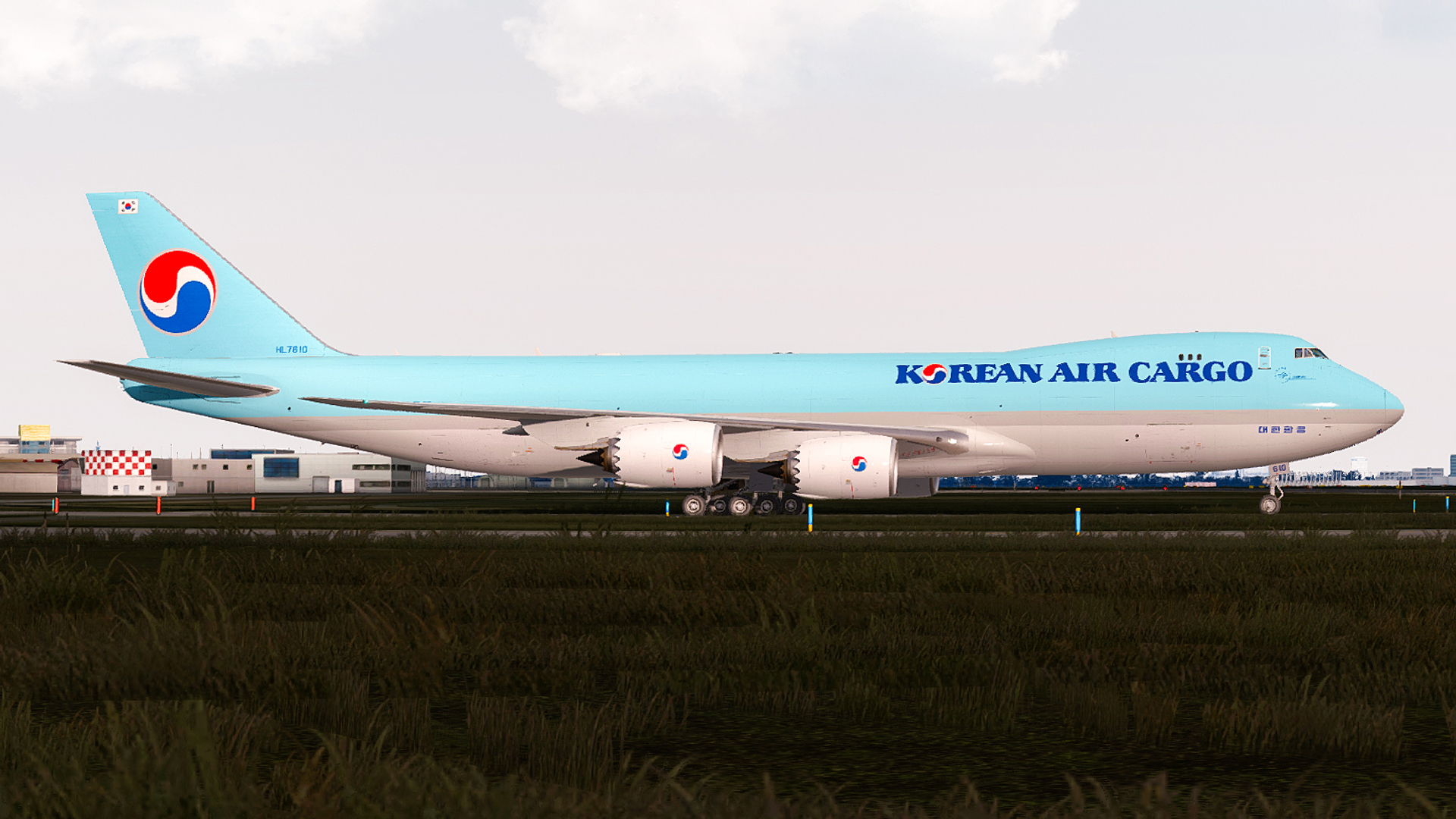 PMDG 747-8F Taxiing at EHAM