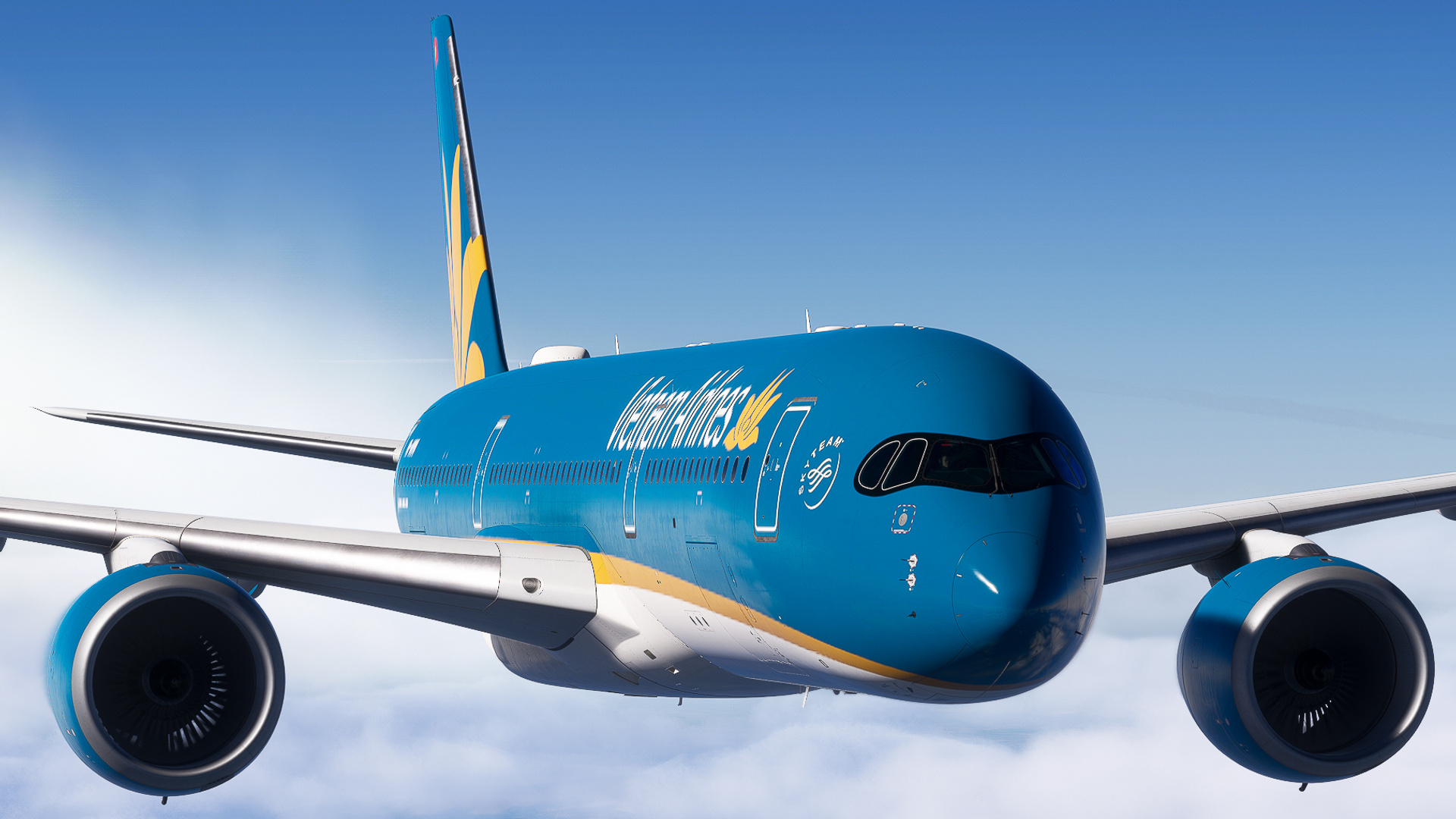 iniBuilds Airbus A350-900 Cruising over Austria