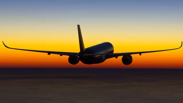 Sunset / Sunrise over The Yellow Sea - Microsoft Flight Simulator 2024 screenshot by Steptic