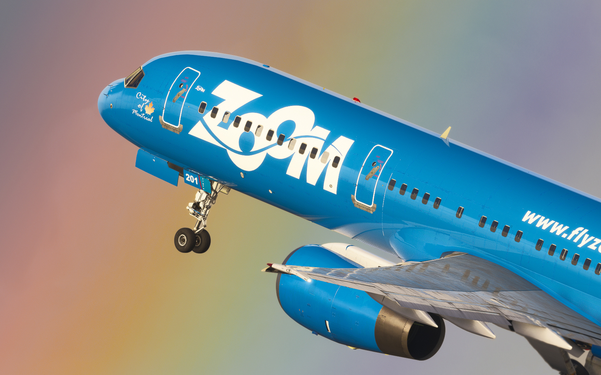 Nose of BlueBird 757-200