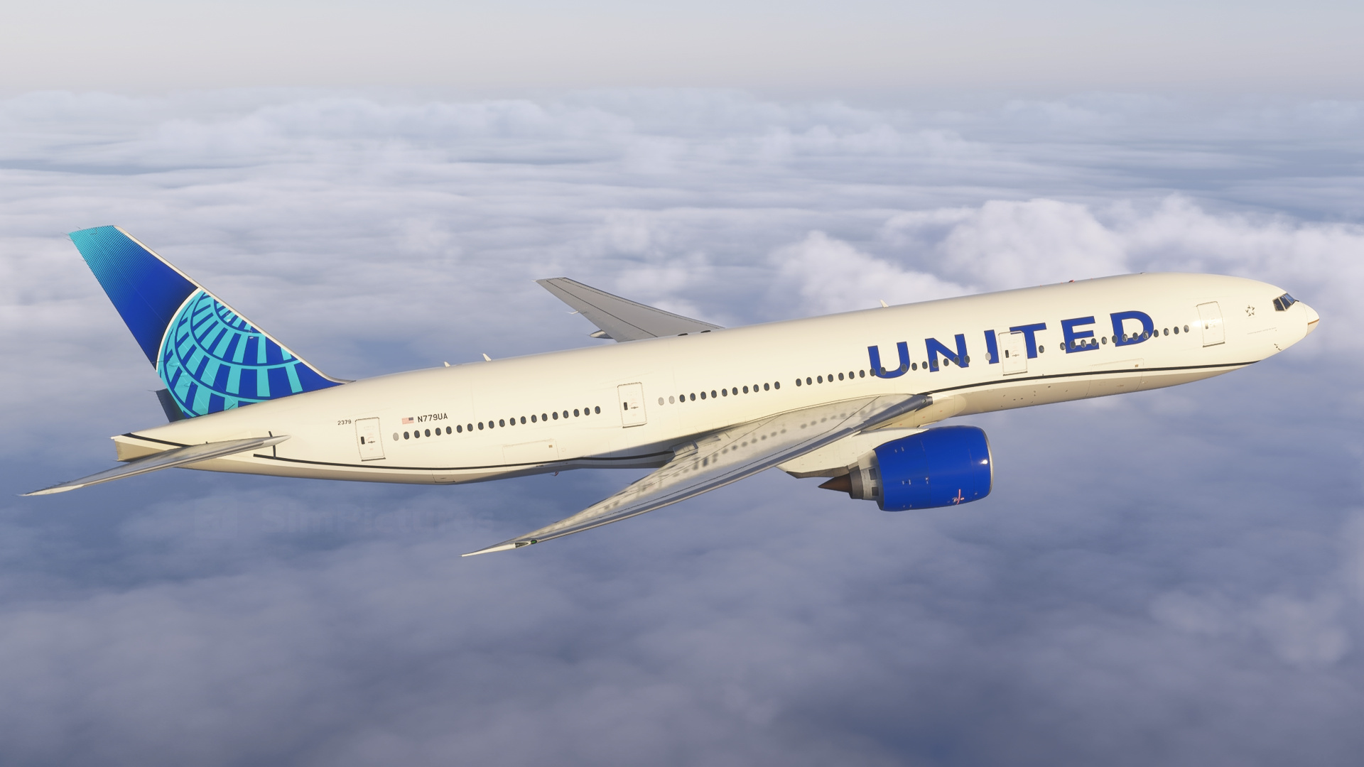 PMDG Boeing 777-200ER Climbing from Michigan