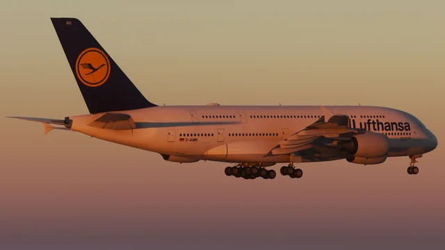 iniBuilds A380 Airliner Landing at OMDB - Microsoft Flight Simulator 2024 screenshot by avzorx