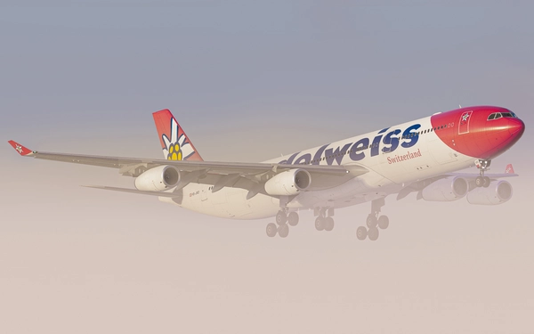 X-Works Airbus A340-300 Landing at LSZH - X-Plane 12 screenshot by Kipetio