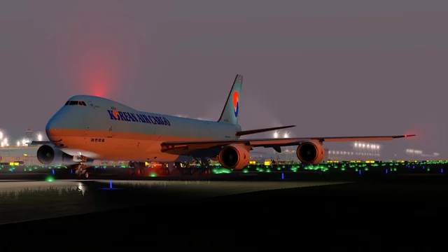 PMDG 747-8F Taxiing at ZSPD - Prepar3D v4 screenshot by FLCH_747