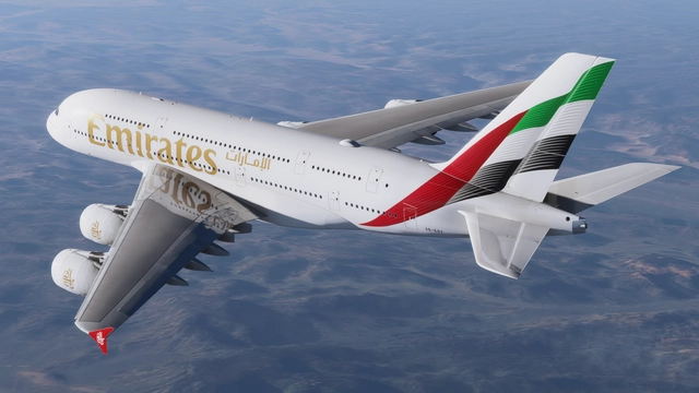 FlyByWire Simulations A380X Cruising over Saudi Arabia - Microsoft Flight Simulator 2024 screenshot by Gxrik