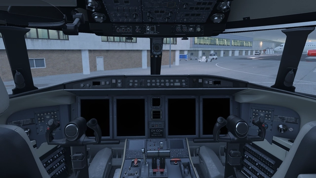 Cockpit of Hot Start Challenger 650 - X-Plane 12 screenshot by Czastkaa
