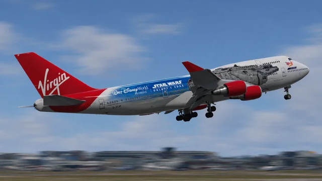 PMDG 747-400 Taking Off from EGLL - Prepar3D v5 screenshot by Gxrik