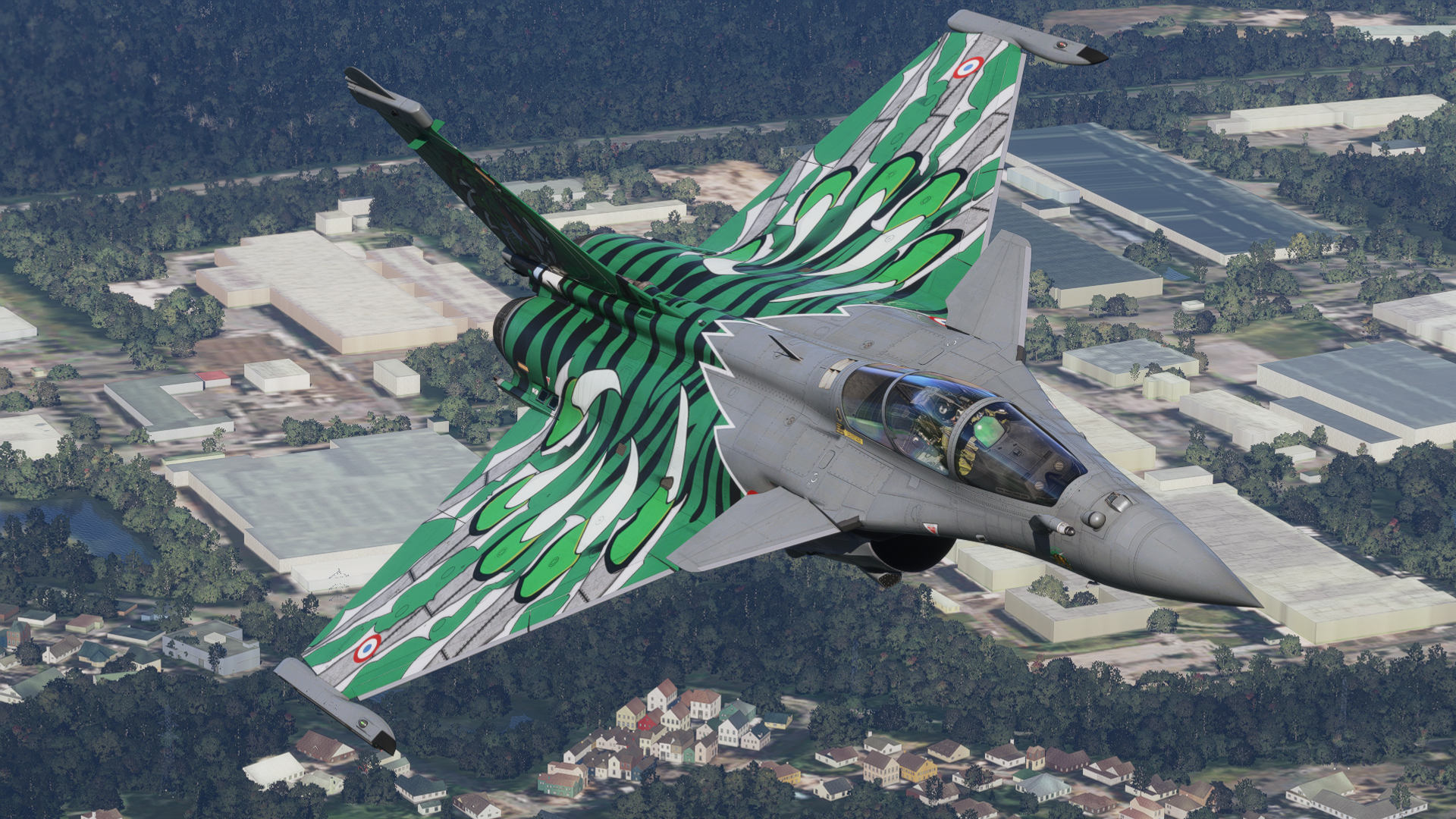 AzurPoly Dassault Rafale C Going Around at ETAR